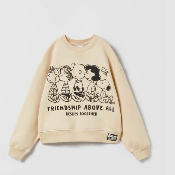 NWT Zara Peanuts kids sweater - Picture 2 of 6